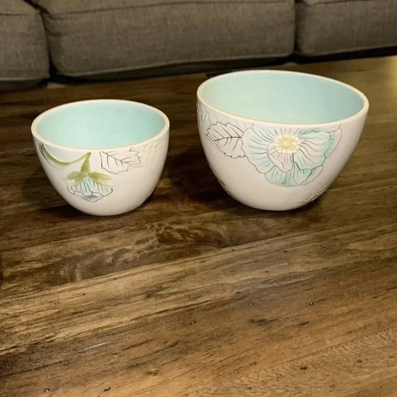 NWT Macy’s EDIE ROSE Home RACHEL BILSON Dinnerware,Set/2 Rose All Purpose Bowls - Picture 6 of 13